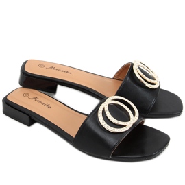 Allor Black ženske papuče crna