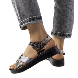 Crne Tulia ženske sandale crna