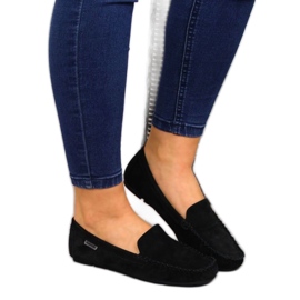 Crne kožne mokasinke u Vincezi crna