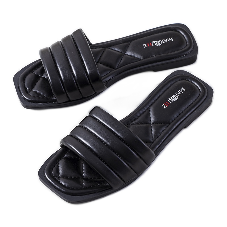 Keulen ženske crne papuče crno