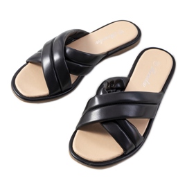 Crne ženske papuče Thines crna