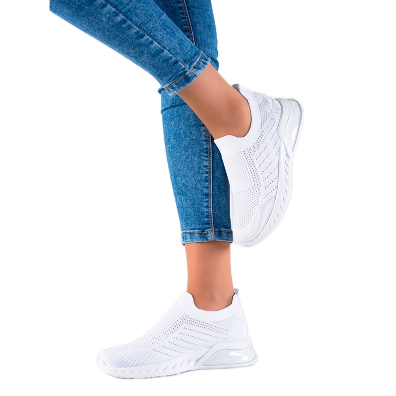 DK Udobne slip-on sportske cipele bijela