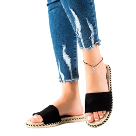 Cm Paris Ležerne crne papuče crna