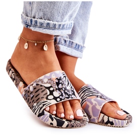 Mirisne gumene papuče ZAXY JJ285098 crne i bež boje crna