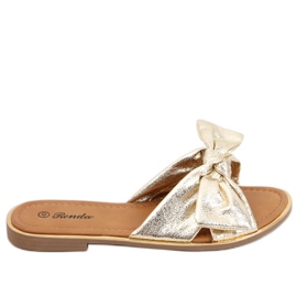 Ženske papuče Lirio Gold zlatni