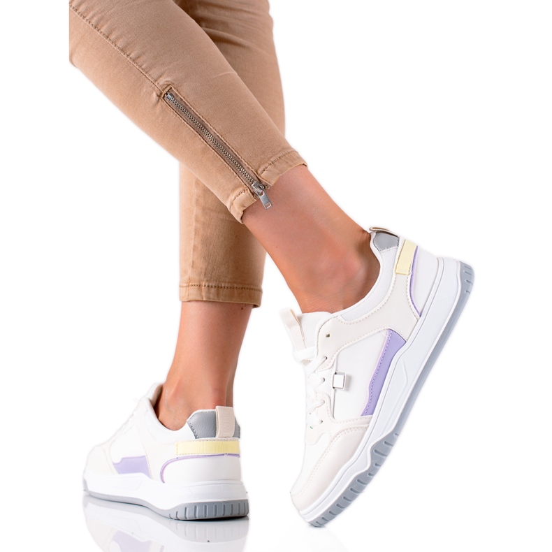 TRENDI Šarene sportske cipele bijela raznobojna