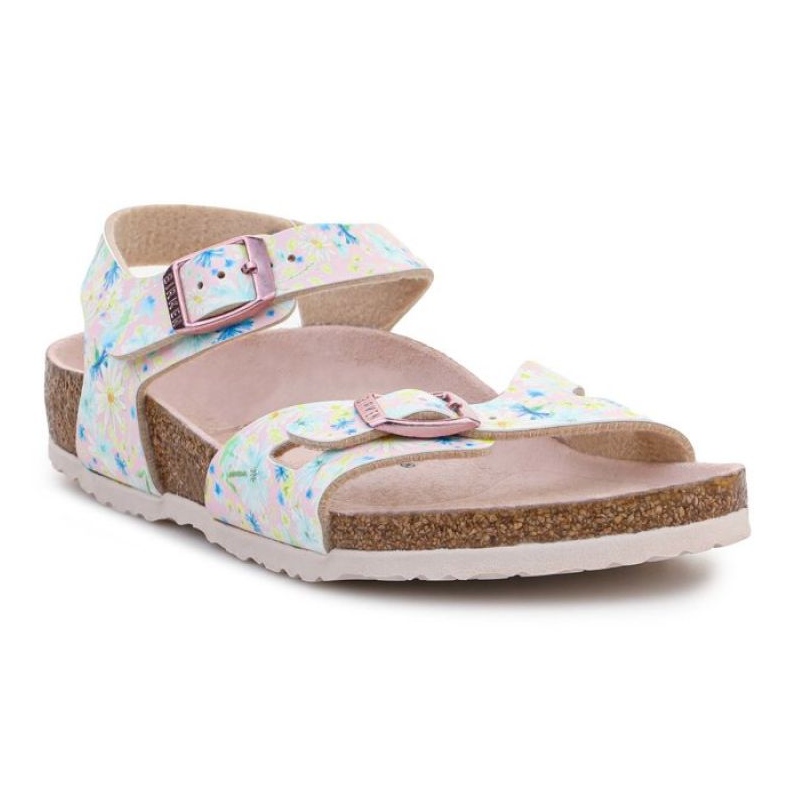 Birkenstock Rio Kids 1022232 Pastel cvjetne sandale ružičasta