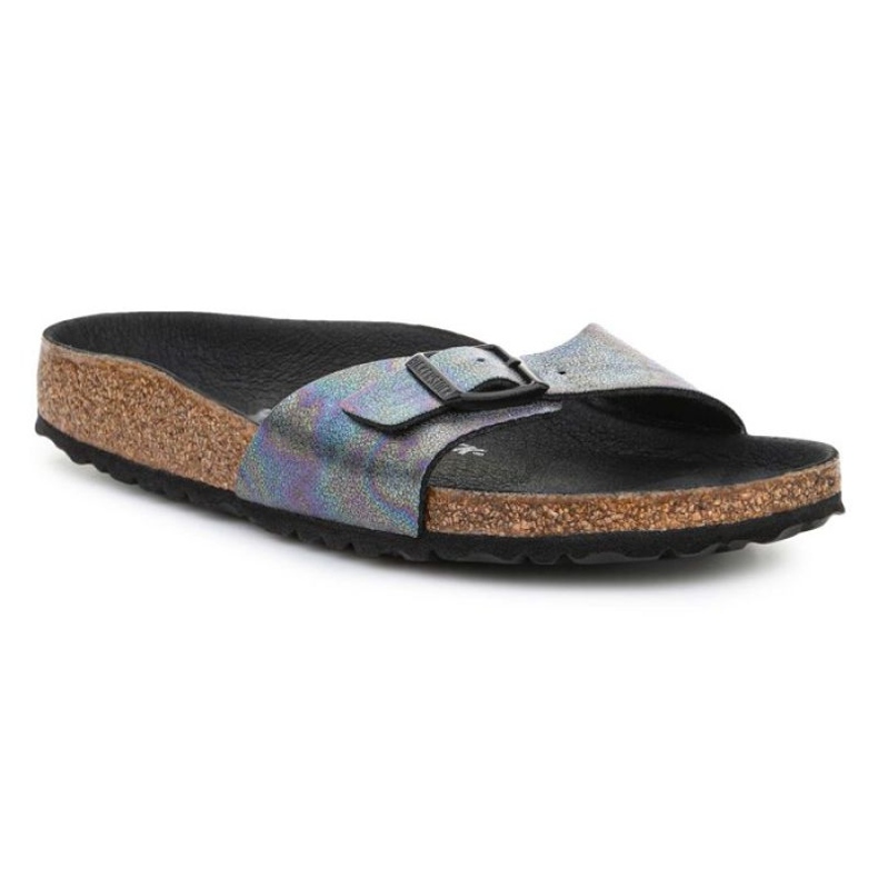 Birkenstock Madrid W 1021353 Iridescent Black ljubičasta plava raznobojna