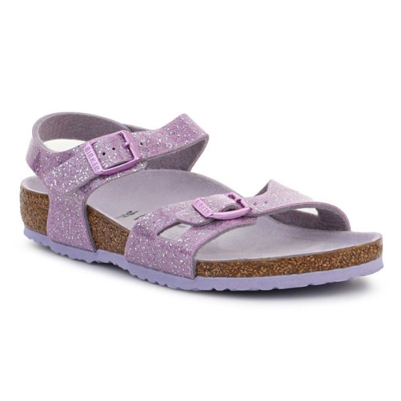 Birkenstock Rio Kids 1022169 sandale Cosmic Sparkle Lavanda ljubičasta
