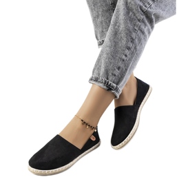 Black Jacquet ženske espadrile crno