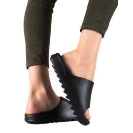 Seastar Udobne crne papuče crna