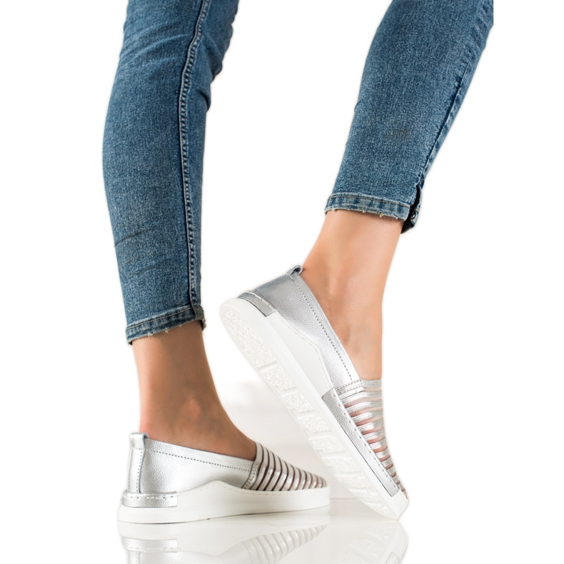 T.Sokolski Srebrni kožni sliponi srebro