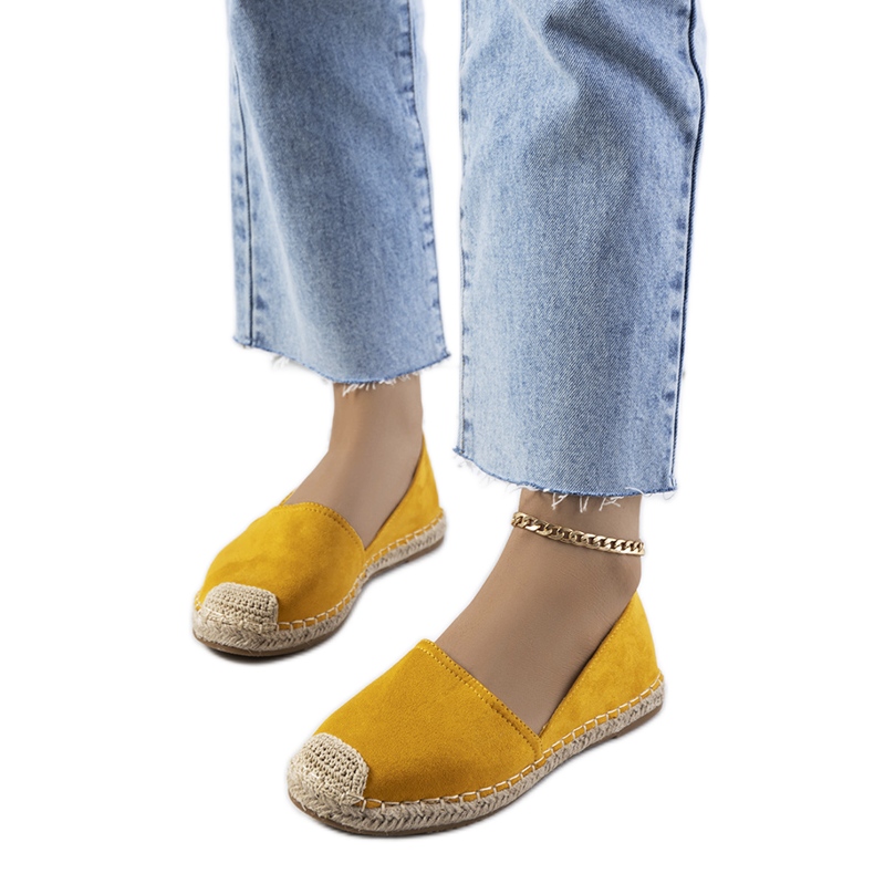 Žute ženske espadrile Balma žuta boja