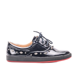 Mikaela dječje tamnoplave lakirane tenisice plava plava