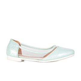 BM Dječje balerinke Liisi lakirane metvice zelena