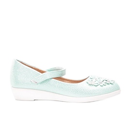 BM Zelene sjajne balerinke za djecu Alaja zelena