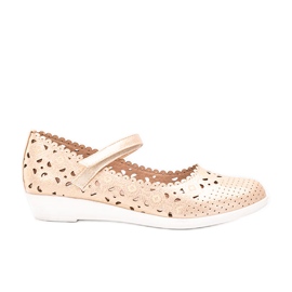 Cardosa dječje zlatne ažurne balerinke zlatni