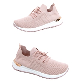 Lars Pink tenisice s čarapama ružičasta