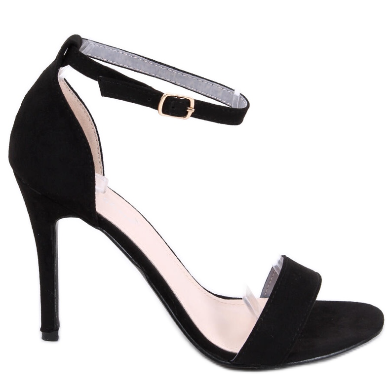 Sheila Crne sandale na visoku petu crno