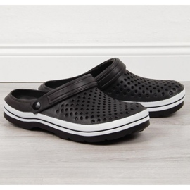 Novosti M EVE301A crne ažurne pjenaste papuče crna