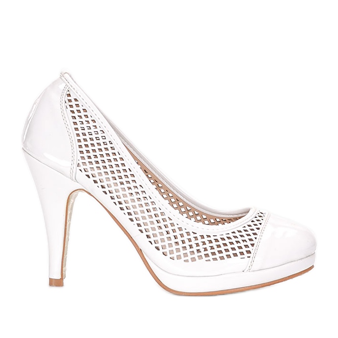 Bijele pumpice na Friar petu bijela