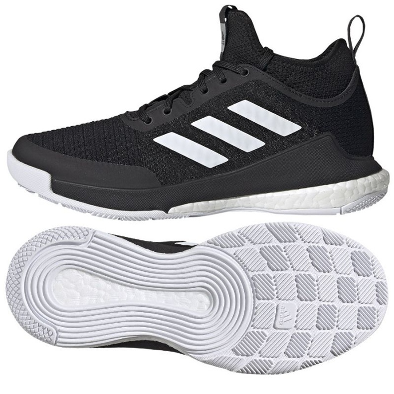 Adidas tenisice za odbojku CrazyFlight Mid W FX1791 crno crno