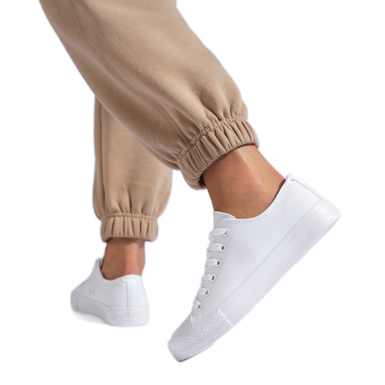 SHELOVET Klasične ženske tenisice bijela