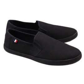 Crne Atletico muške slip-on tenisice crna