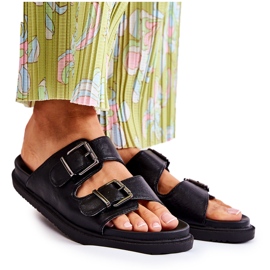 PJ1 Klasične ženske crne papuče Weston crna