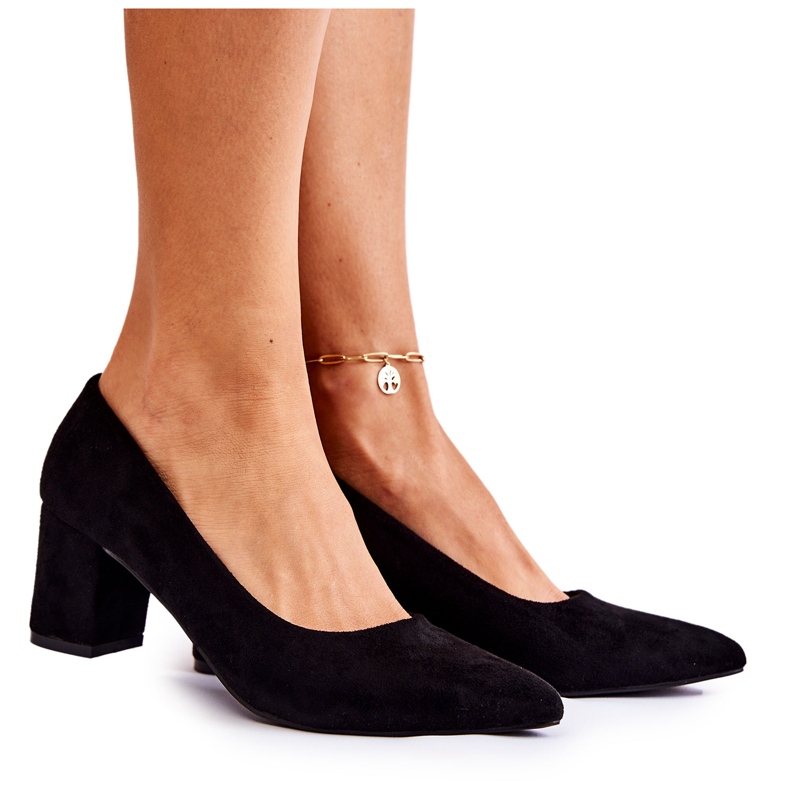 PS1 Klasične antilop cipele na traci crne Lency crno