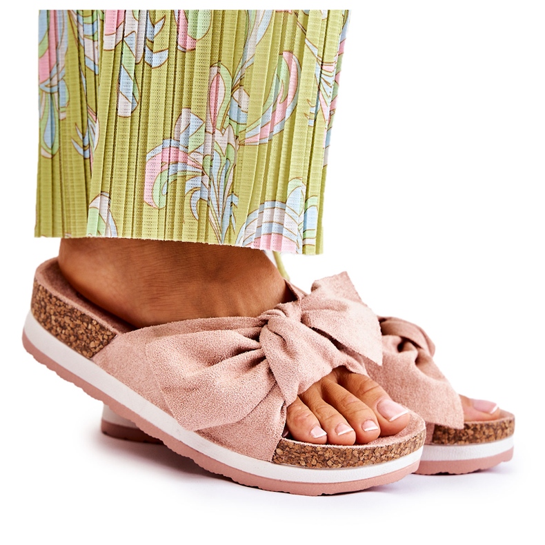 PG1 Papuče na tako udobnoj ružičastoj platformi ružičasta