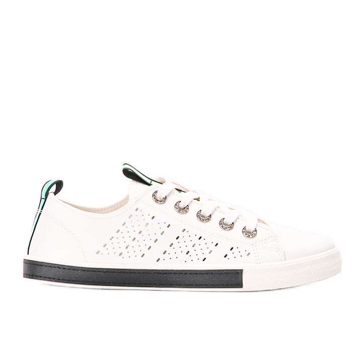 Impi ženske crno-bijele tenisice bijela