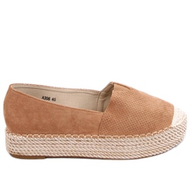 Callie Camel ženske espadrile smeđa