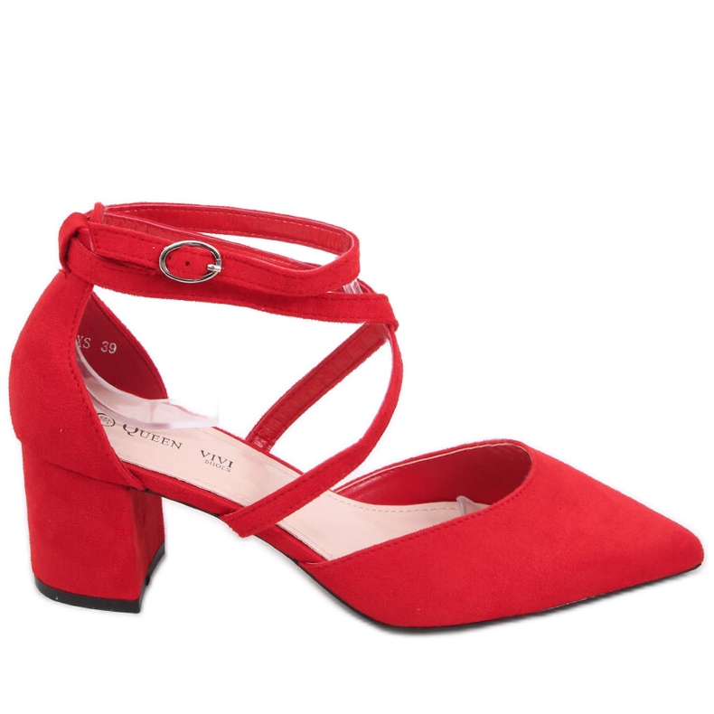 Sandra Red visoke potpetice crvena