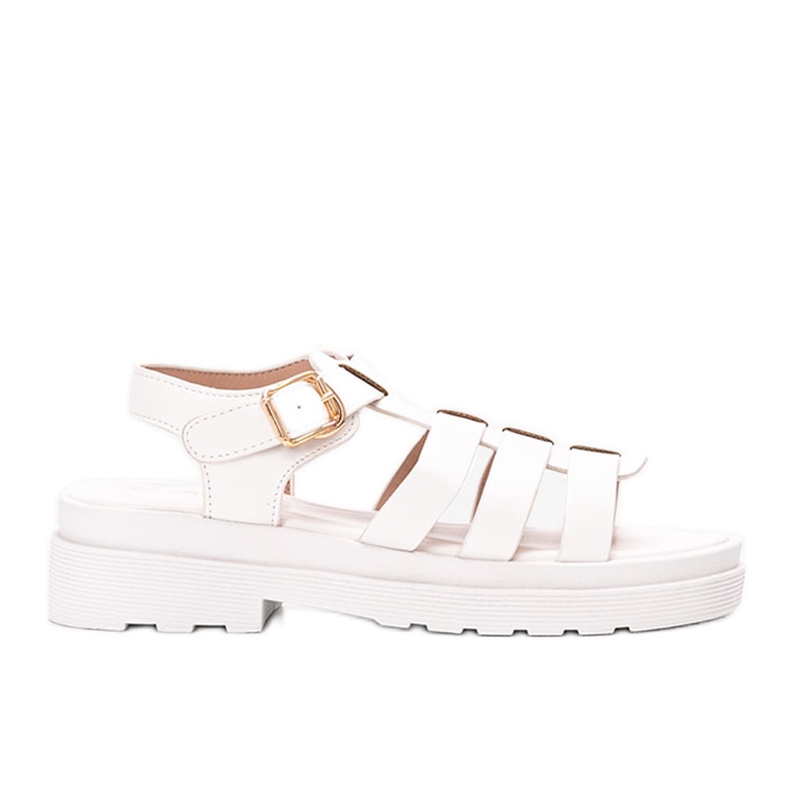 Bradamove bijele ženske sandale bijela