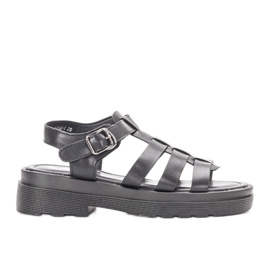 Bradamove crne ženske sandale crna