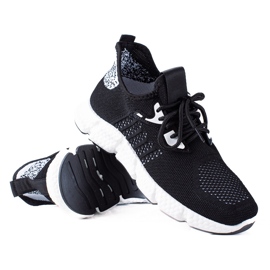 SHELOVET Lagane sportske cipele crna