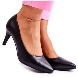 Sergio Leone Ženske klasične crne cipele Semprella crna