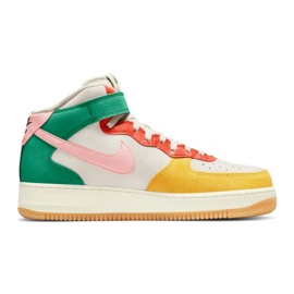 Nike Air Force 1 Mid M DR0158-100 bež ružičasta višebojan zelena žuta boja