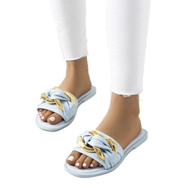 Plave papuče s Tahan lancem plava