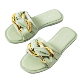 Zelene papuče s Tahan lancem zelena