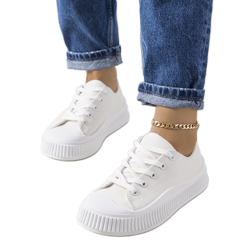 Bež tenisice na platformi Zorgan