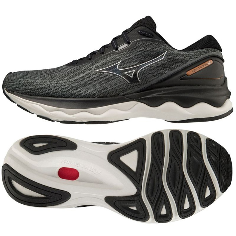Mizuno Wave Skyrise 3 tenisice za trčanje J1GC220904 crno