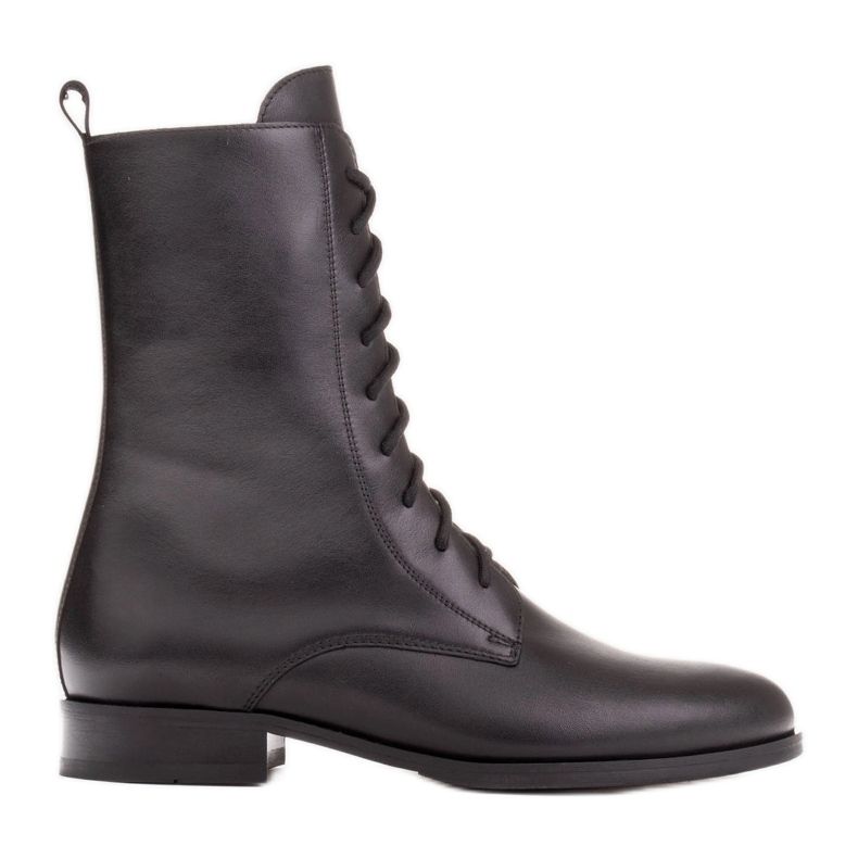 Marco Shoes Klasične čizme na nisku petu crno