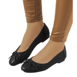 Mat crne balerinke s Morgana mašnom crna