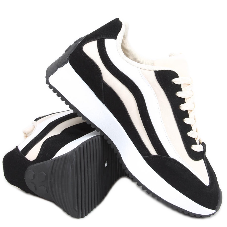 Zuri crne tenisice bež crno