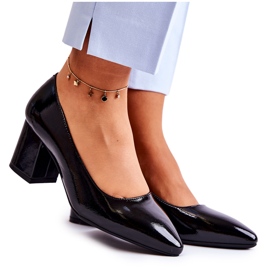 Lakirane cipele Sergio Leone PB411 crne crna