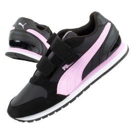 Puma St Runner v2 Jr 365294 08 crna ružičasta