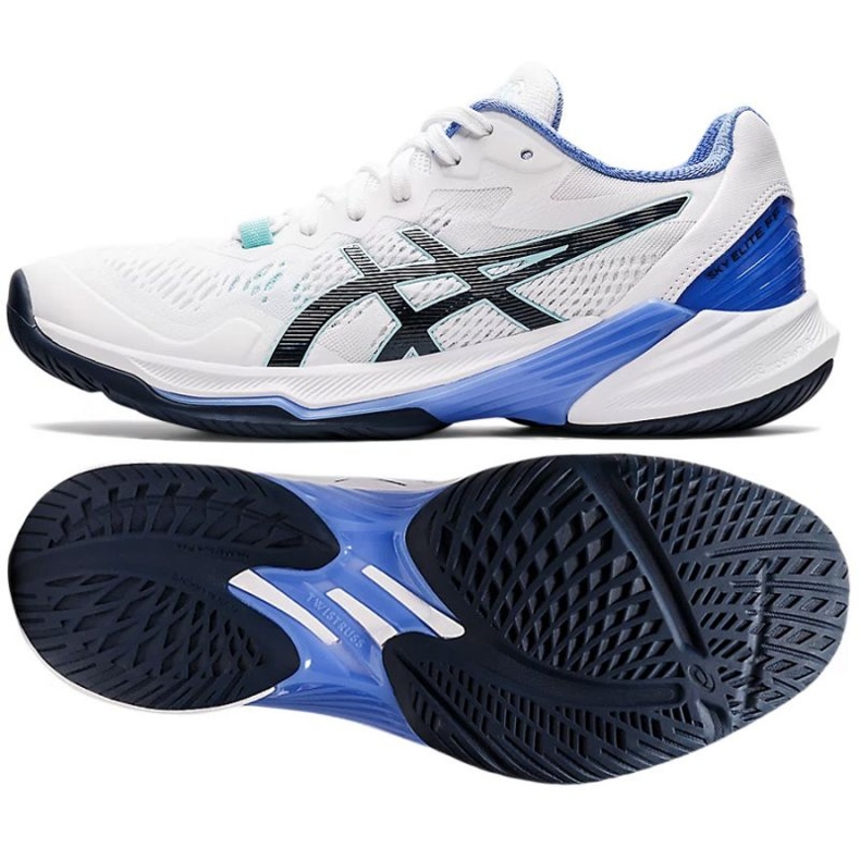 Asics Sky Elite Ff 2 W 1052A053 101 tenisice za odbojku bijela bijela