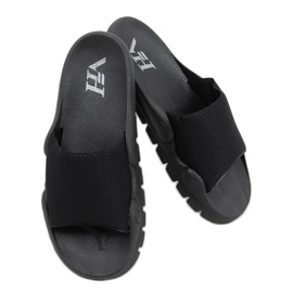 Wind Black ženske papuče crno